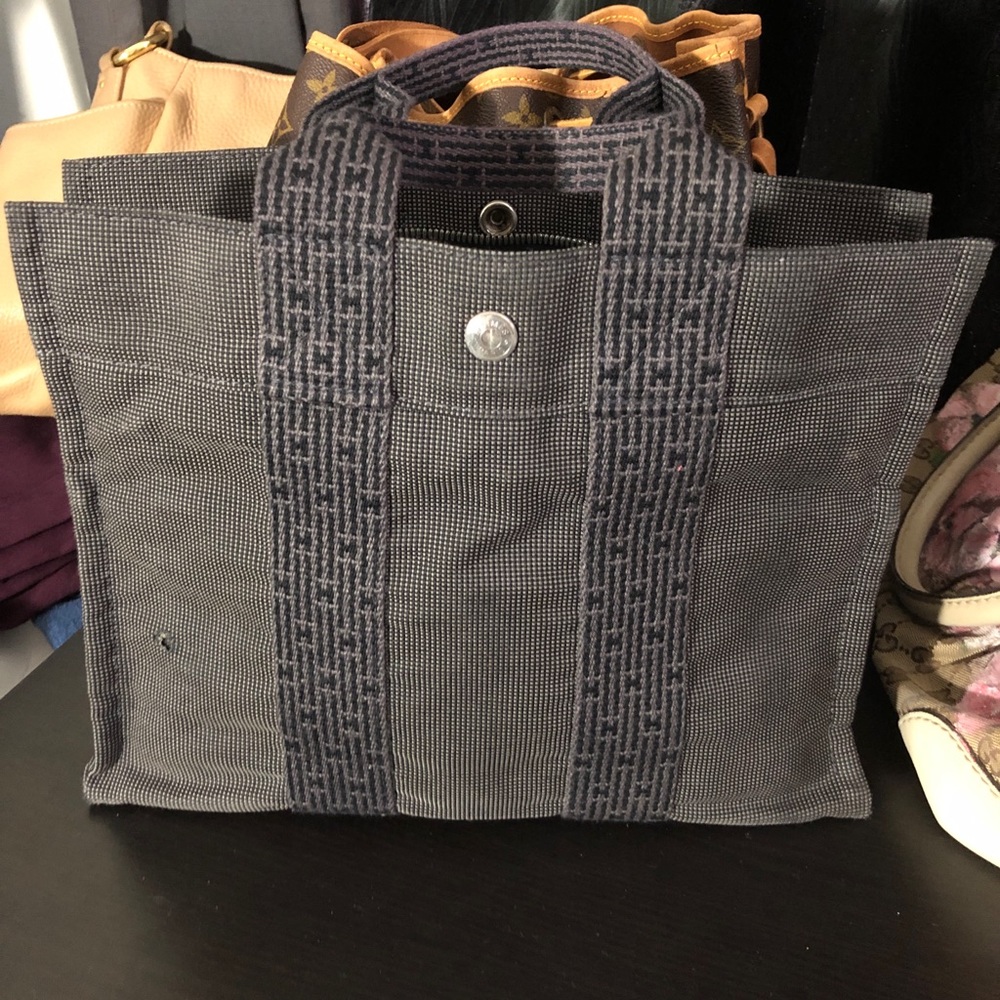 Hermes canvas tote pm